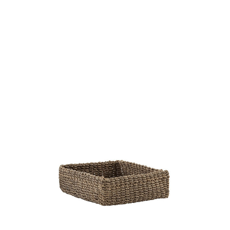 Rigid abaca napkin holder 16x16 cm
