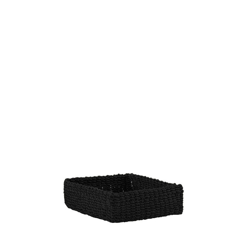 Rigid abaca napkin holder 16x16 cm