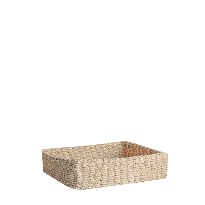 Rigid abaca napkin holder 20x20 cm