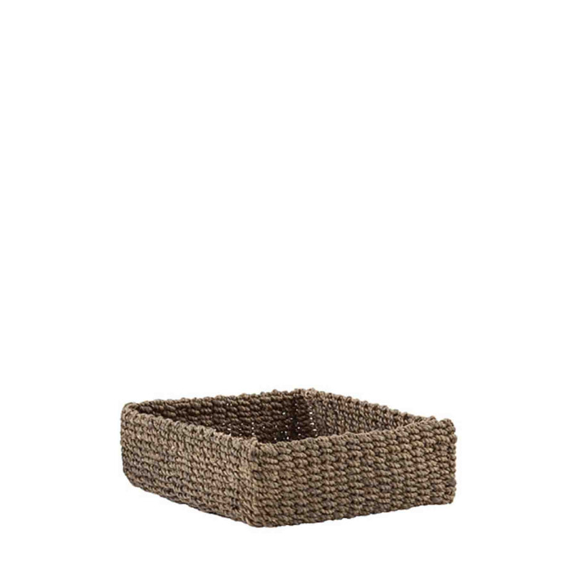 Rigid abaca napkin holder 20x20 cm