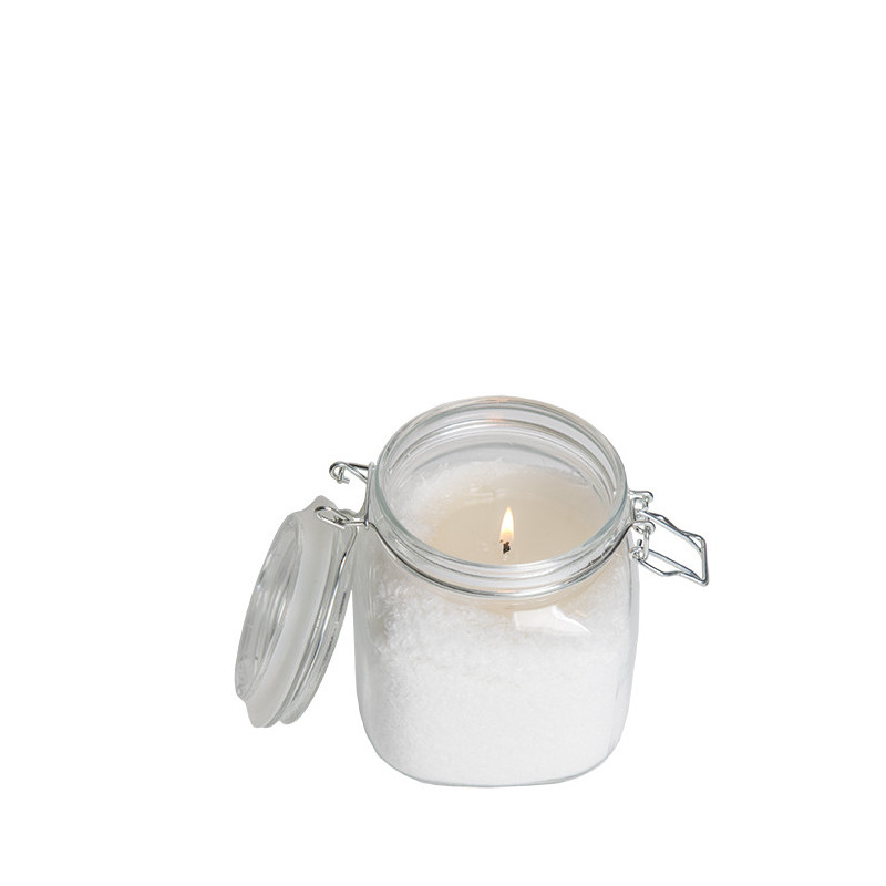 Candle flakes in a jar 11 x 11 h12 cm