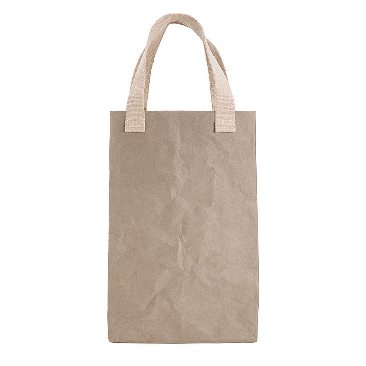Borsa in fibra di cellulosa lino 16 x 25 h43 cm