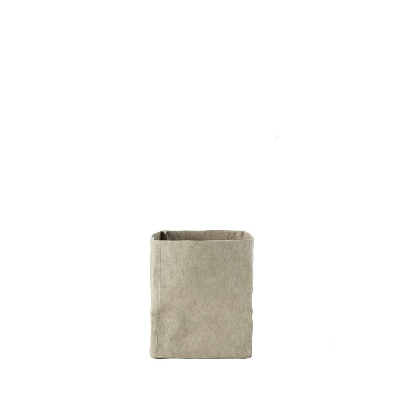 Petit panier en fibre de cellulose 12 x 12 h15 cm