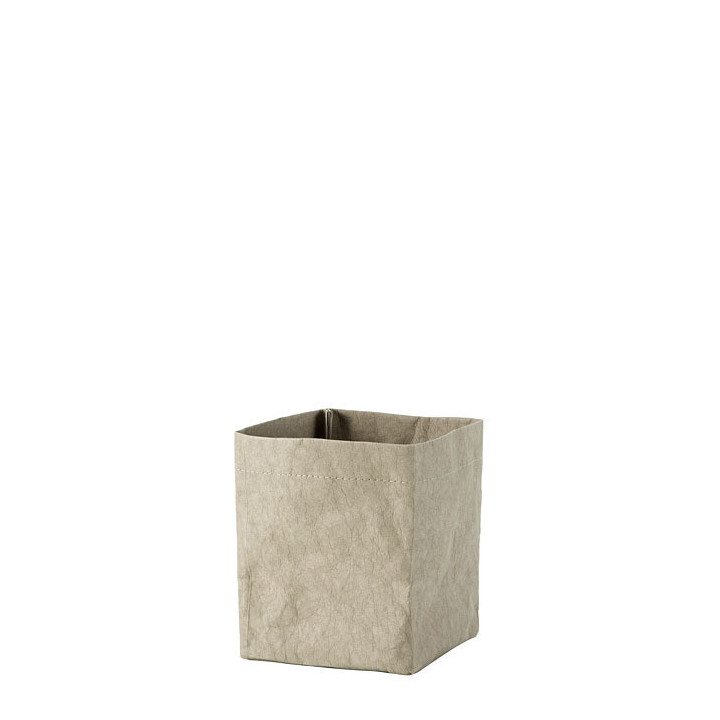Petit panier en fibre de cellulose 12 x 12 h15 cm