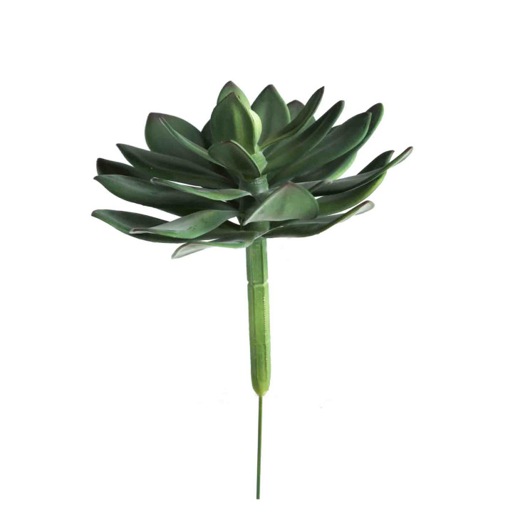 Pianta artificiale grassa su pick echeveria d22 cm