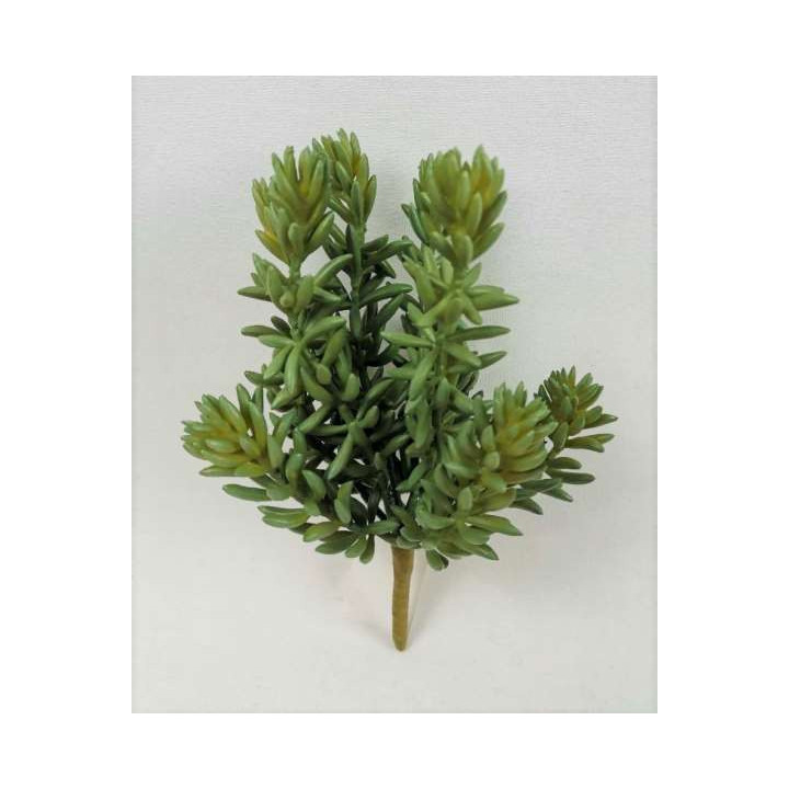 Artificial succulent sedum burrito with pick h19 cm