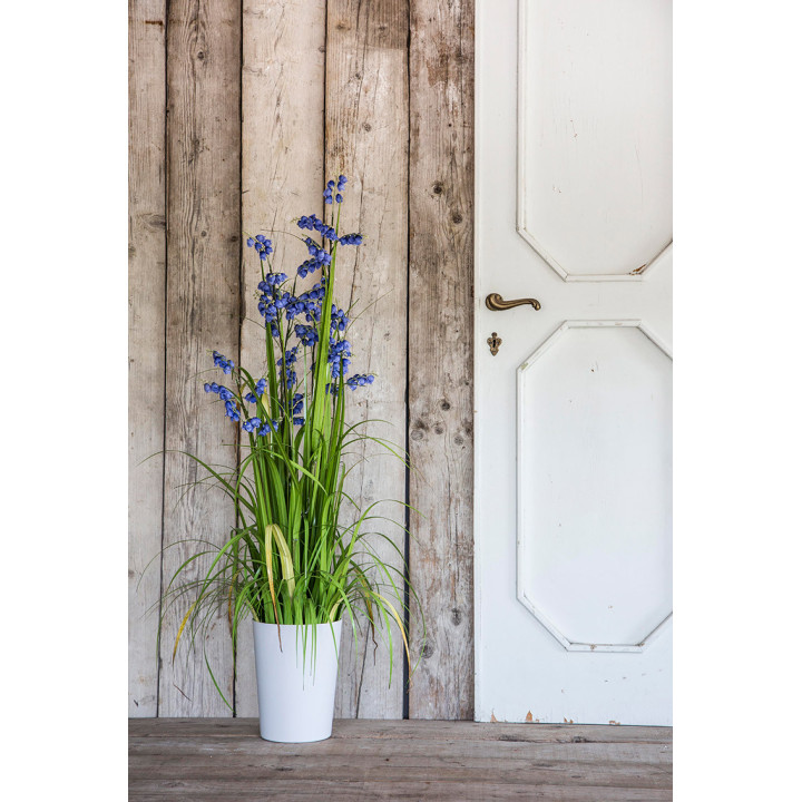 Vase de jacinthes des bois bleus h122 cm