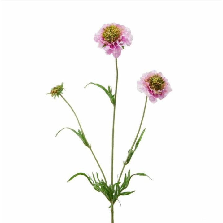 Pianta artificiale scabiosa malva h65 cm