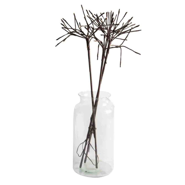 Rami di soffione luminosi (3rami)corrente int/est h76 cm