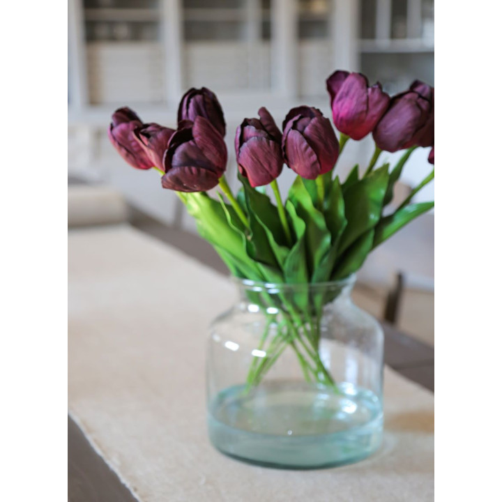 Branche tulip violet h50 cm
