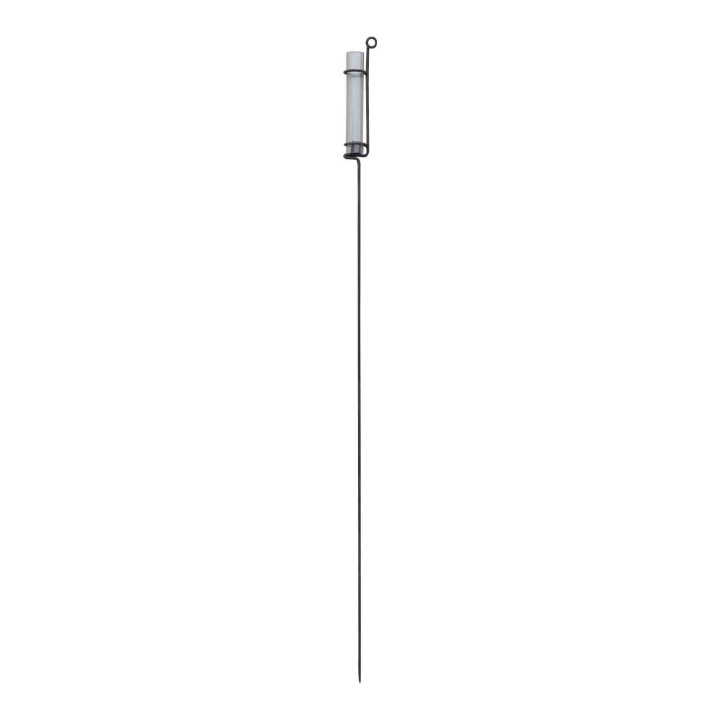 Black iron candle-holder (outdoor use) h170 cm