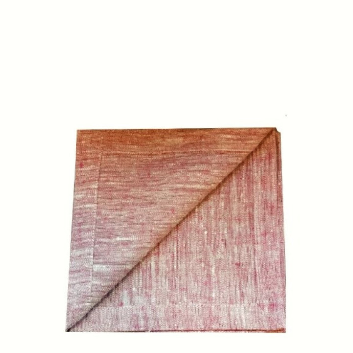 Serviette lin/coton melange rouge 45x45 cm