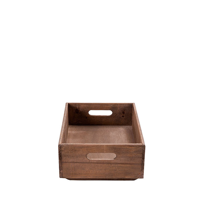 Wooden stackable case 28 x 38 h13 cm