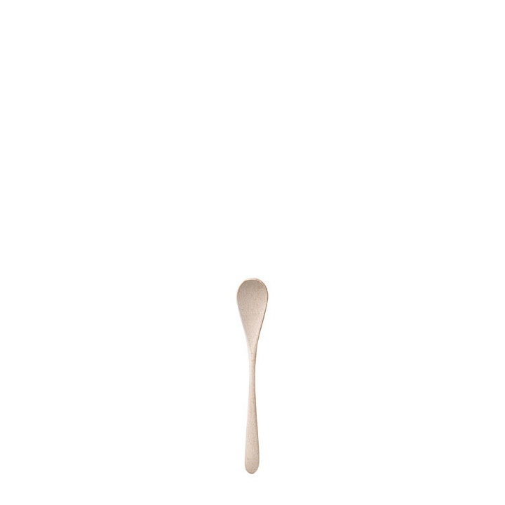 Petites cuilleres en couleur creme 13 cm