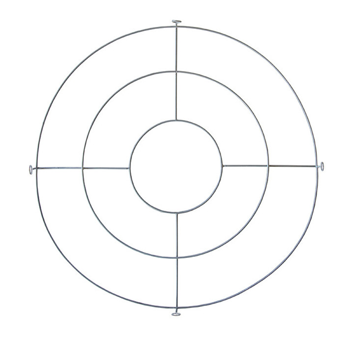 Grey round-shaped metal framework d60 cm