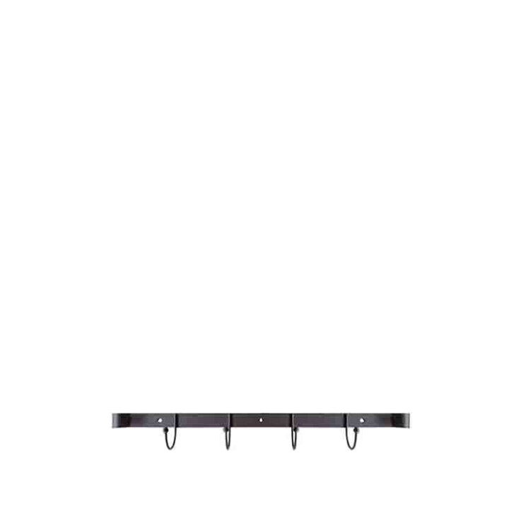 Porte-manteau en fer noir 50cm