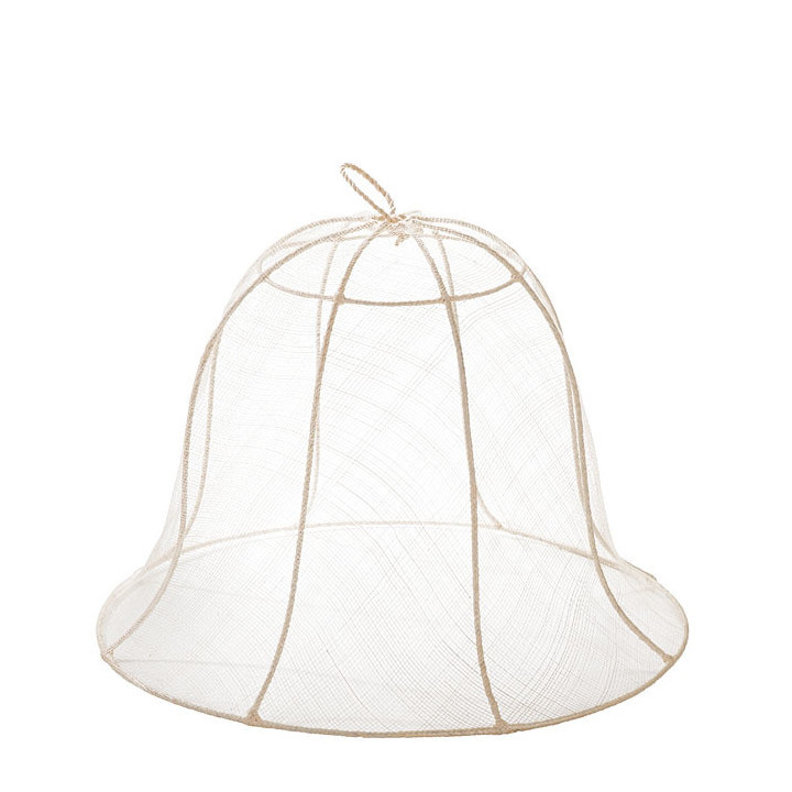 Coprivivande rete a campana in abaca d40 h30 cm