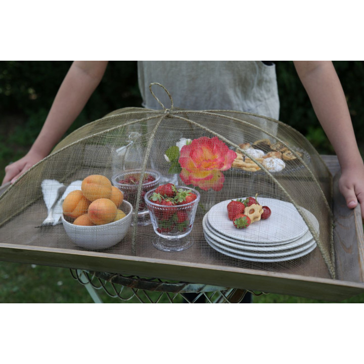 Coprivivande rete maxi in abaca 48 x 66 h25 cm