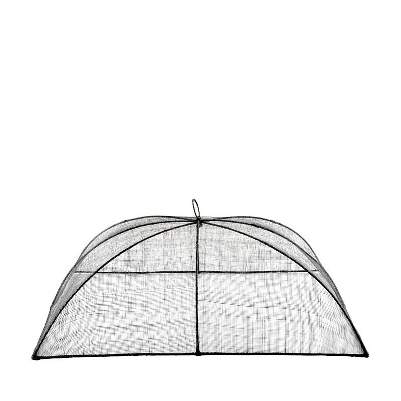 Maxi couvre-plat en filet d'abaca 48 x 66 h25 cm