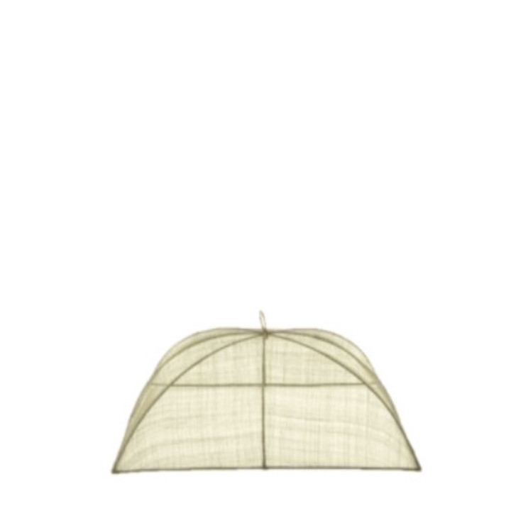 Small food cover in abaca net 25 x 40 h 14 cm