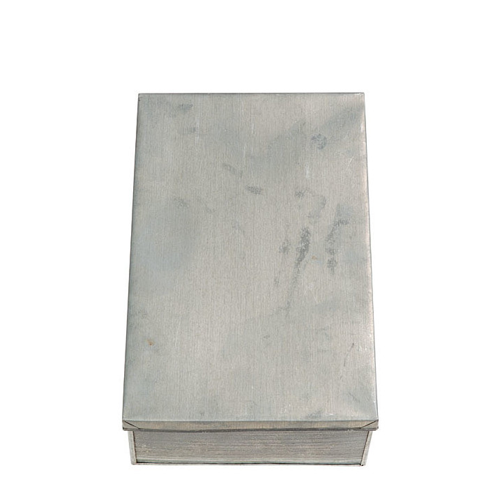 Scatola per scarpe in latta 21 x 32 h12 cm