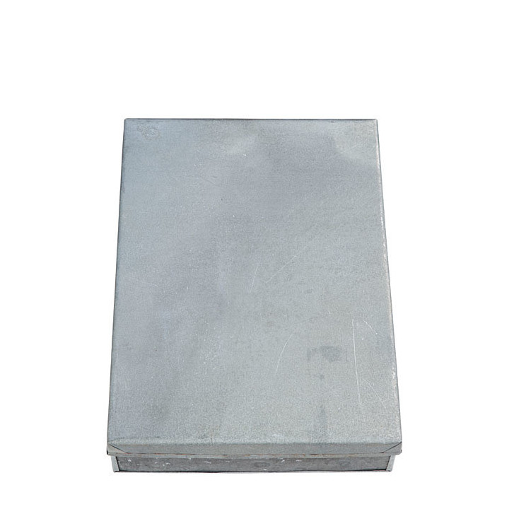 Boite en fer-blanc format a4 24 x 32 h7 cm