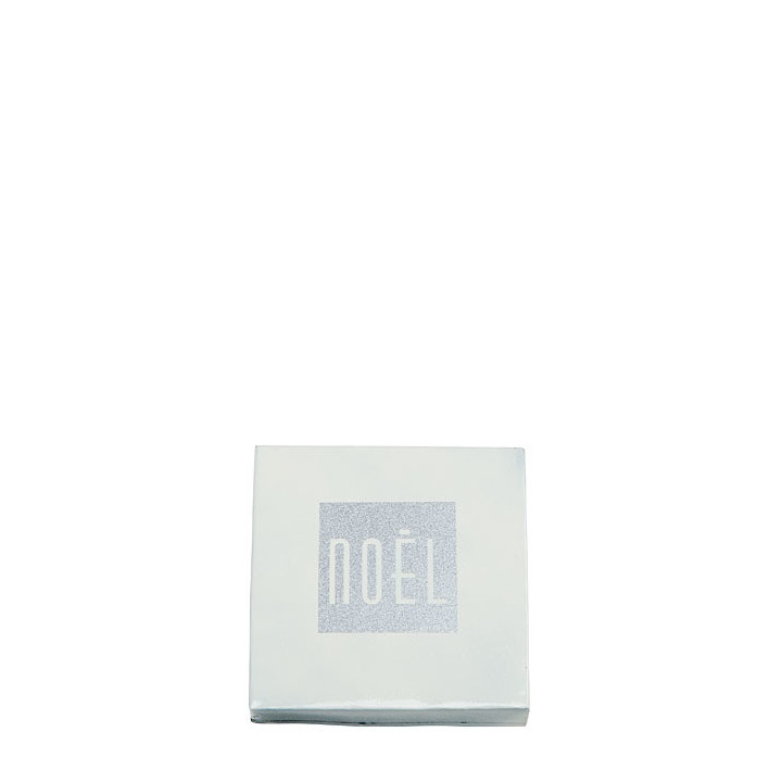 Tin box with glitters and written noel christmas