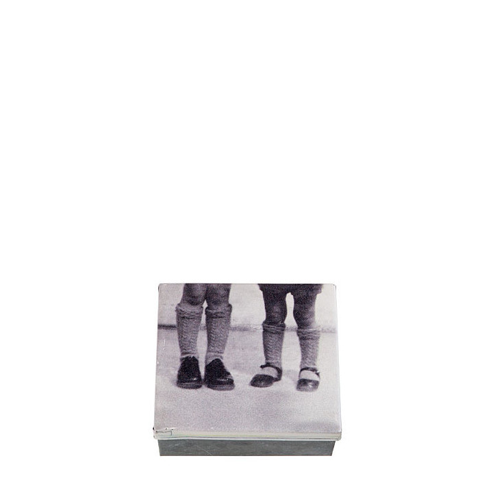 Box piedi bimbo e bimba 13 x 15 h7.5 cm