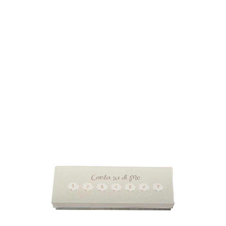 Boite en fer-blanc mouton conta su di me tu peux compter sur moi