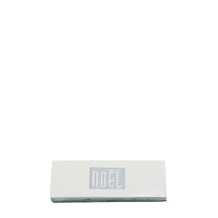 Boite en fer-blanc noel paillettes 7.5 x 23.5 h4 cm