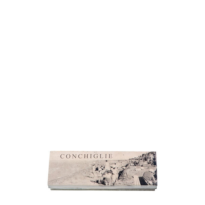Vintage tin box "shells" 7.5 x 23.5 h4 cm