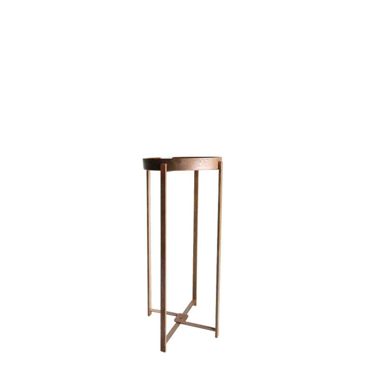 Structure pliable avec plateau en fer d30 h70 cm