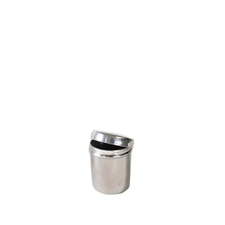 Aluminium pot with lid d7 h9 cm