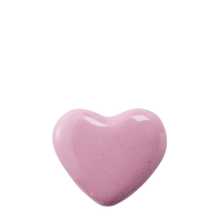 Pink heart-shaped screw 4 x 4 cm