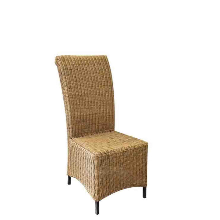 Light wicker chair 50x40 h104 cm
