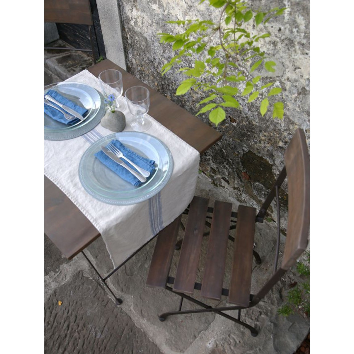 Sedia bistrot richiudibile legno ferro new 42 x 52 h90 cm
