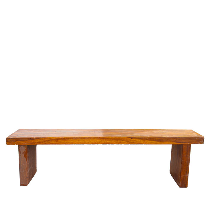 Banc en bois massif 29x160 h46 cm