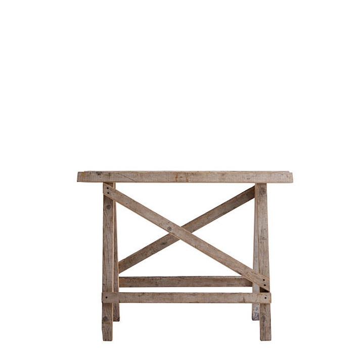 Raw plank easel 100 x 40 h80 cm