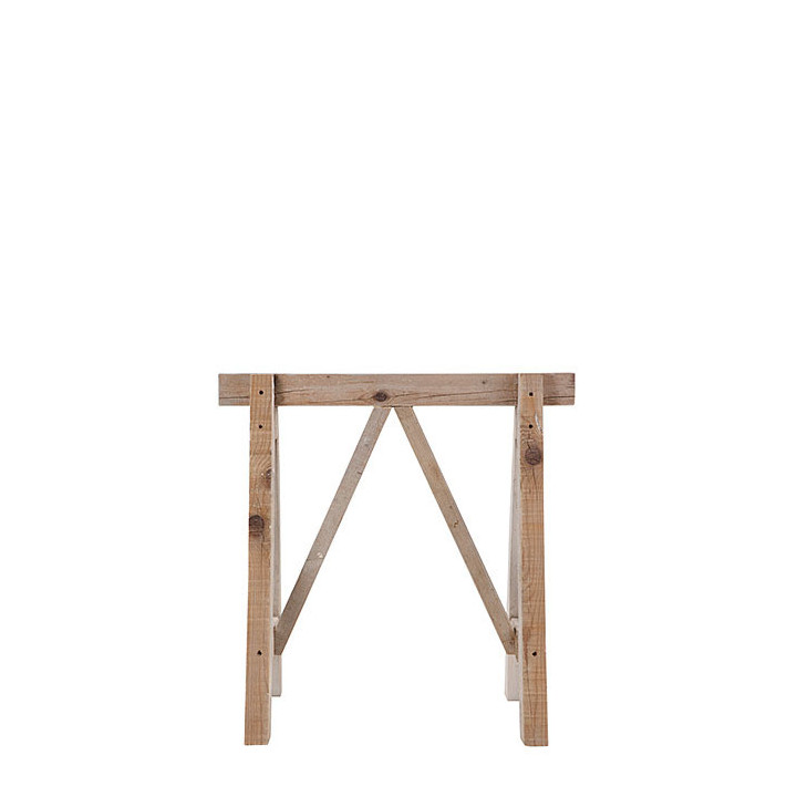 Treteau en bois brut 75 x 40 h70 cm
