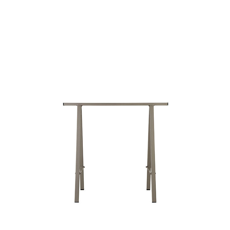 Treteau en fer brun 45 x 81 h73 cm