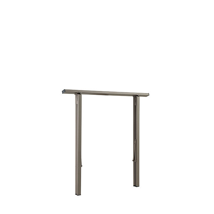 Brown iron easel 45 x 81 h73 cm