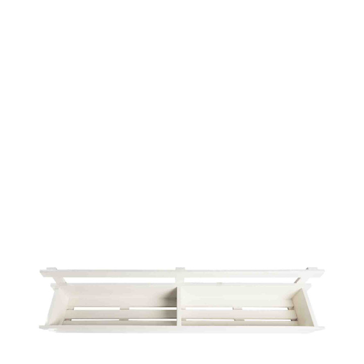 Structure blanche vintage pour fleurs 20x100 h20 cm