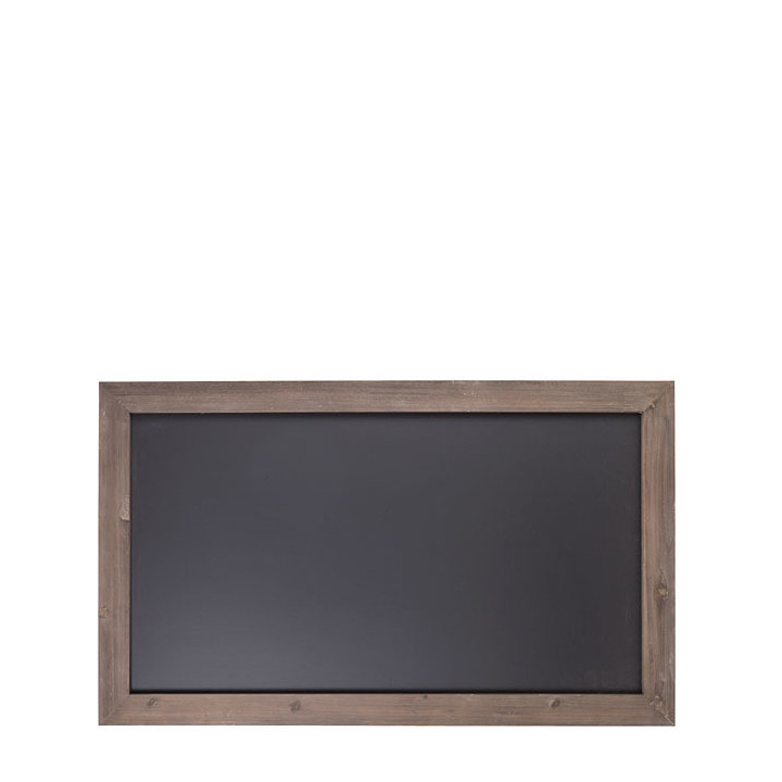 Tableau noir en mdf avec cadre en bois 66 x 110 cm