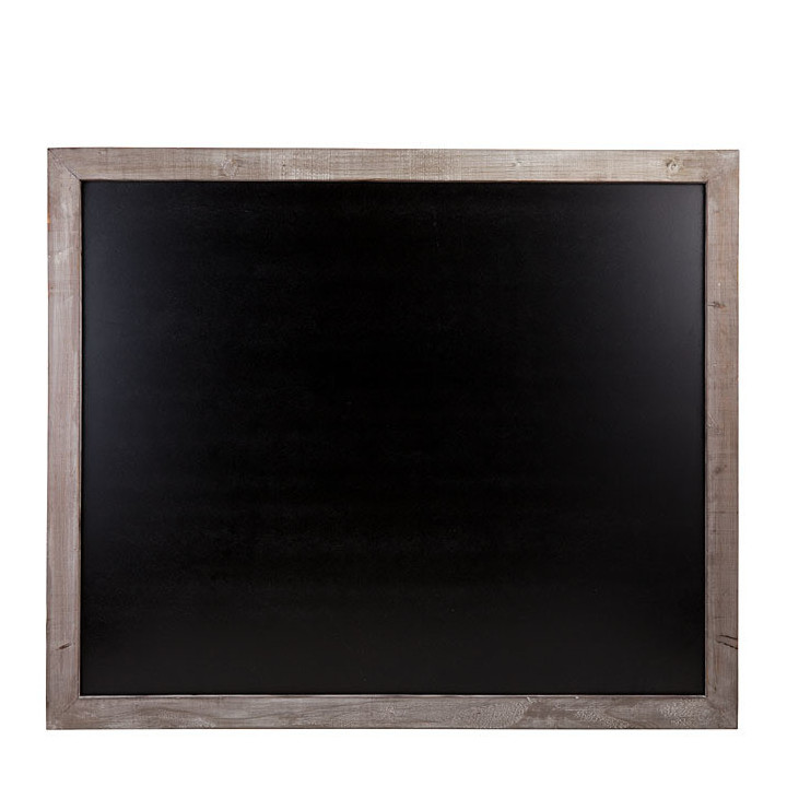 Tableau noir en mdf avec cadre en bois 110 x 140 cm