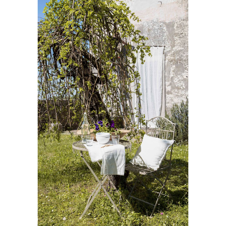 Tavolo outdoor ferro grigio antichizzato d60 h70.5 cm