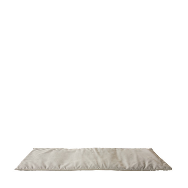 Small mattress with removable lining for external use linen colour 64 x 198 cm