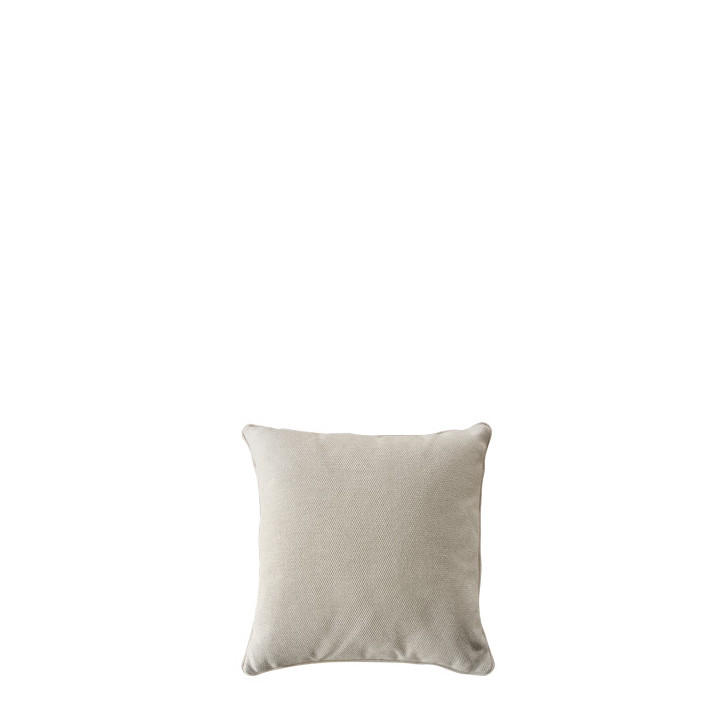 Pillow for outdoor use with removable lining linen colour 50 x 50 cm