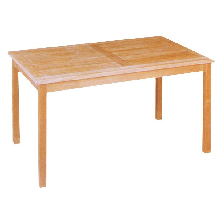 Tavolo teak listelli 75 x 150 h75 cm