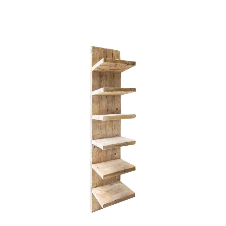 Etagere en bois brut 40 x 40 h200 cm