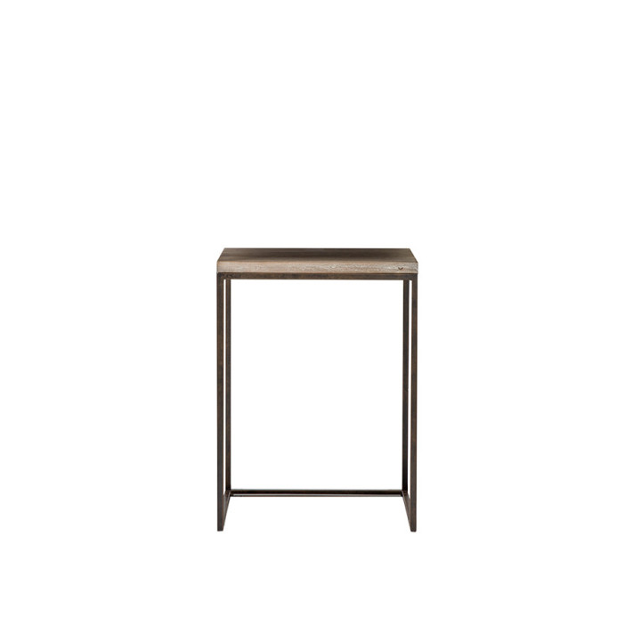 Tavolino bistrot in legno e ferro big 45 x 31 h59 cm